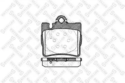Комплект тормозных колодок, дисковый тормоз STELLOX купить