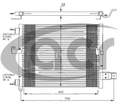 Конденсатор, кондиционер ACR купить