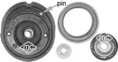 Ремкомплект, опора стойки амортизатора Metalcaucho купить