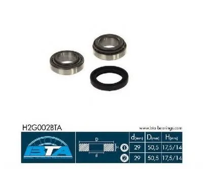 Комплект подшипника ступицы колеса BTA купить