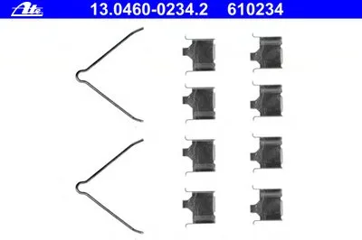 Комплектующие, колодки дискового тормоза ATE купить