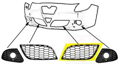 Решетка вентилятора, буфер VAN WEZEL купить
