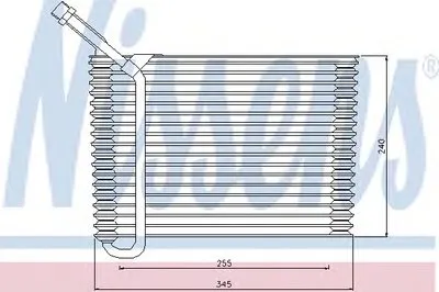 Испаритель, кондиционер NISSENS купить