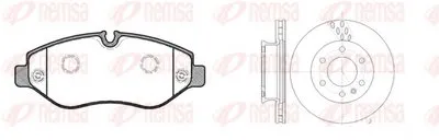 Комплект тормозов, дисковый тормозной механизм Twin Kit REMSA купить