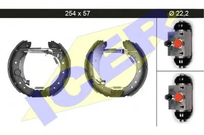 Комплект тормозных колодок ICER купить