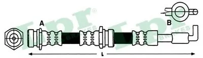 Тормозной шланг LPR купить