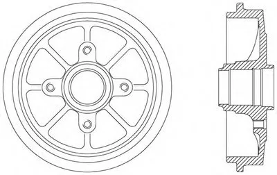 Тормозной барабан ADVANCE OPEN PARTS купить