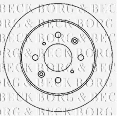 Тормозной диск BORG & BECK купить