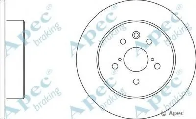 Тормозной диск APEC braking купить