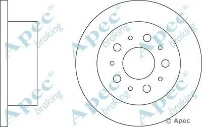 Тормозной диск APEC braking купить