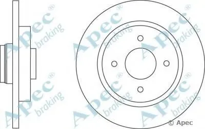 Тормозной диск APEC braking купить