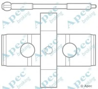 Комплектующие, тормозные колодки APEC braking купить