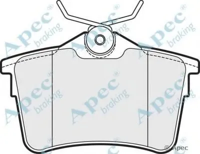 Комплект тормозных колодок, дисковый тормоз APEC braking купить