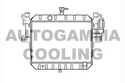 Радиатор, охлаждение двигателя AUTOGAMMA купить