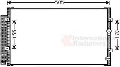 Конденсатор, кондиционер VAN WEZEL купить