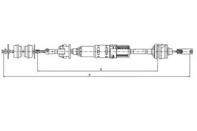 Тросик сцепления TEXTAR купить