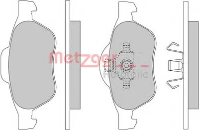Комплект тормозных колодок, дисковый тормоз METZGER купить