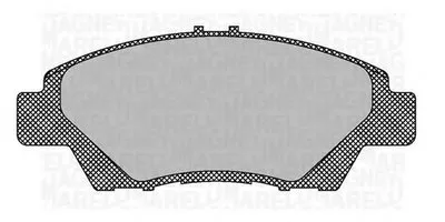 Комплект тормозных колодок, дисковый тормоз MAGNETI MARELLI купить