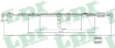 Трос, стояночная тормозная система LPR купить