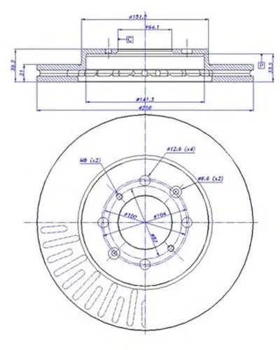 Тормозной диск CAR купить