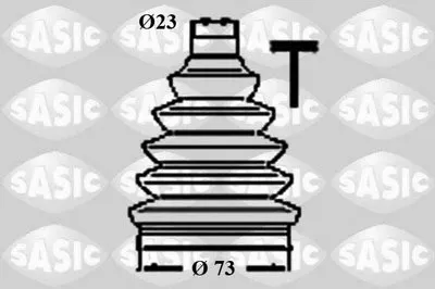 SASIC 1906057 OSгONA PRZEG ZEW FORD FIESTA FIESTA 1.25/1.4TDCI 10/08-10/12