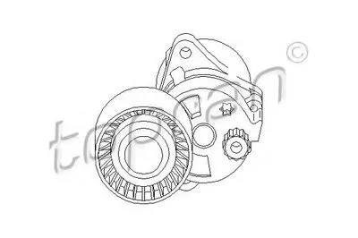 Натяжитель ремня, клиновой зубча TOPRAN купить