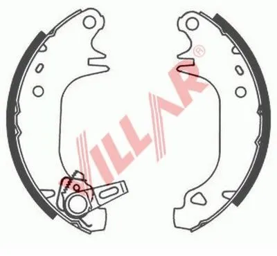 Комплект тормозных колодок VILLAR купить