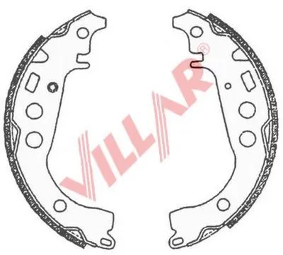 Комплект тормозных колодок VILLAR купить