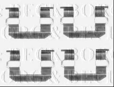 Комплектующие, колодки дискового тормоза BORG & BECK купить