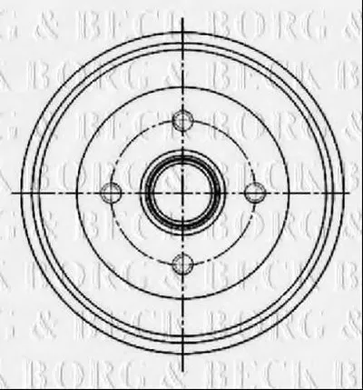 Тормозной барабан BORG & BECK купить