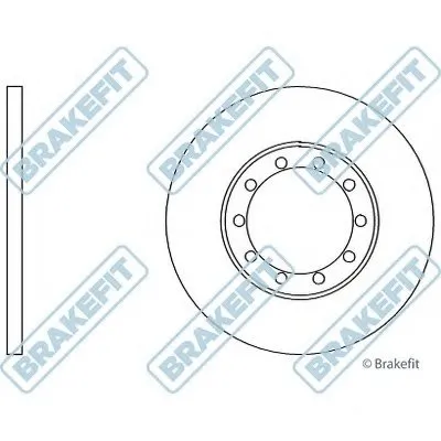 Тормозной диск Brake Fit APEC braking купить