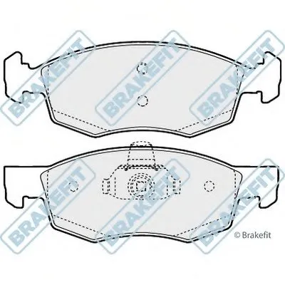 Комплект тормозных колодок, дисковый тормоз Brake Fit APEC braking купить