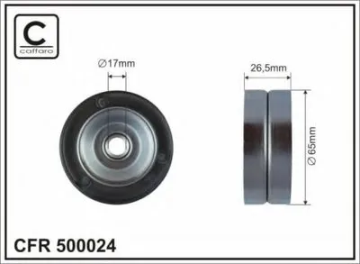 Натяжной ролик, поликлиновой  ремень CAFFARO купить