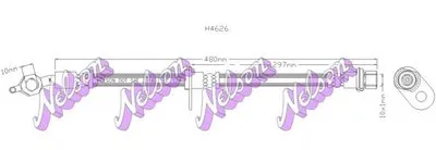 Тормозной шланг BROVEX-NELSON купить