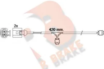 Сигнализатор, износ тормозных колодок R BRAKE купить