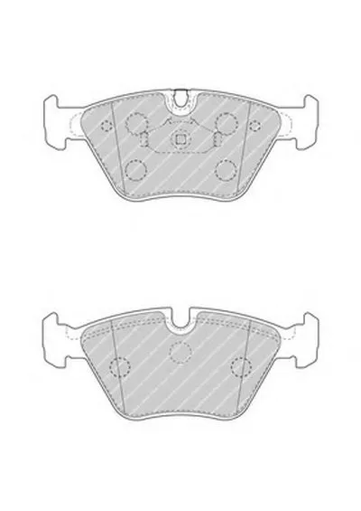 Комплект тормозных колодок, дисковый тормоз PREMIER FERODO купить