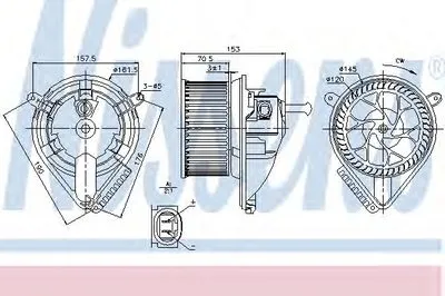 Вентиляция салона NISSENS купить