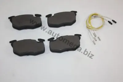 Комплект тормозных колодок, дисковый тормоз AutoMega Premium AUTOMEGA купить
