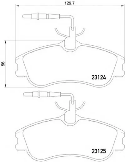 Комплект тормозных колодок, дисковый тормоз HELLA купить