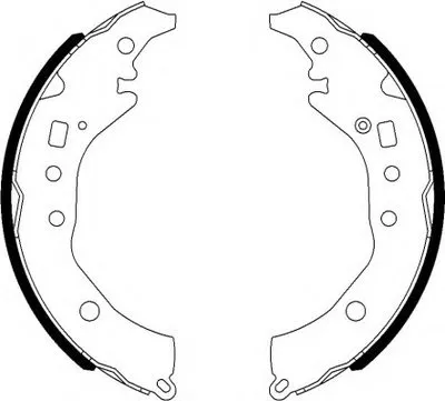Комплект тормозных колодок HELLA купить