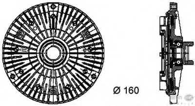 Сцепление, вентилятор радиатора BEHR HELLA SERVICE HELLA купить