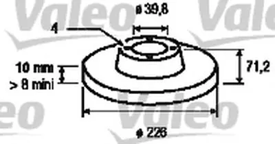 Тормозной диск VALEO купить