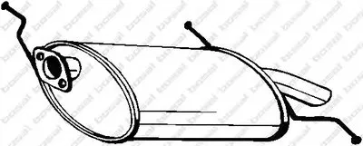 Глушитель выхлопных газов конечный BOSAL купить