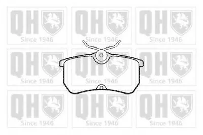 Комплект тормозных колодок, дисковый тормоз QUINTON HAZELL купить