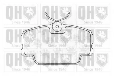 Комплект тормозных колодок, дисковый тормоз QUINTON HAZELL купить