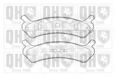 Комплект тормозных колодок, дисковый тормоз QUINTON HAZELL купить