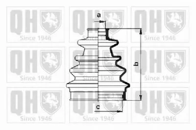 Комплект пылника, приводной вал QUINTON HAZELL купить