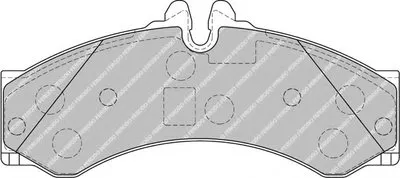 Комплект тормозных колодок, дисковый тормоз PREMIER FERODO купить