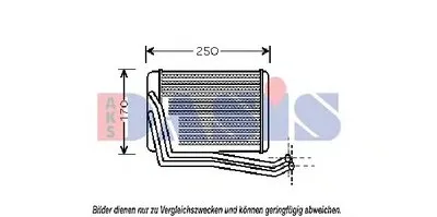 Теплообменник, отопление салона AKS DASIS купить