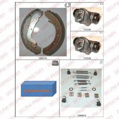 Комплект тормозных колодок DELPHI купить